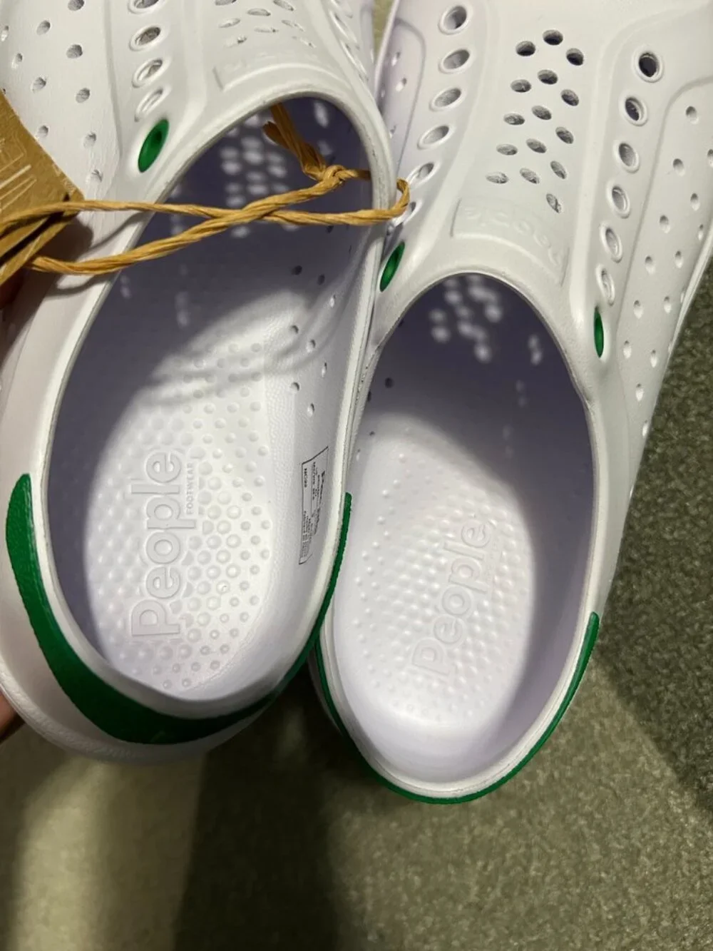 NWT People Footwear Lightweight Slip-On Perforated EVA Water Shoes M6/W8